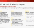 UNSW 2017 School of Mining Engineering Scholarships